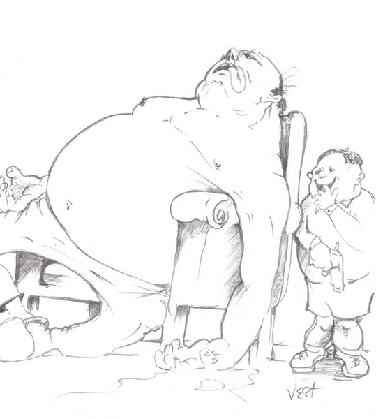 Uncle Sid is not sleeping