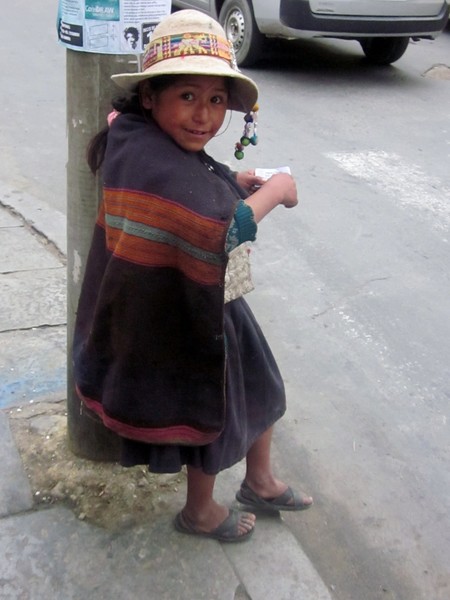 Niña sorprendida.