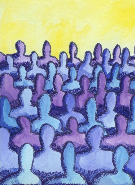 Crowd #1 reverse