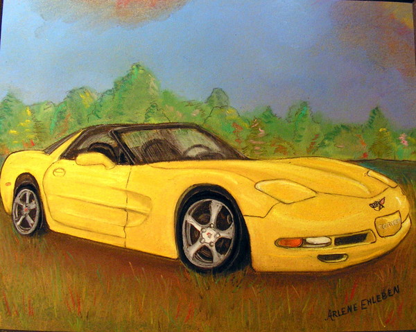 Yellow Corvette