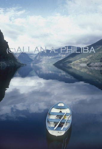Boat on Fjord