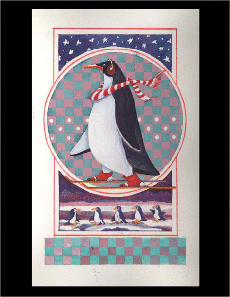 card PENGUIN