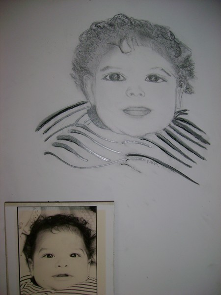 Portrait of grandson