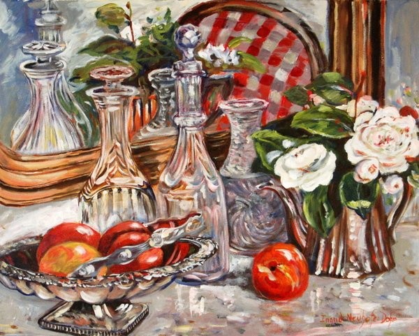 Red Apple/White Roses (Raphaela)