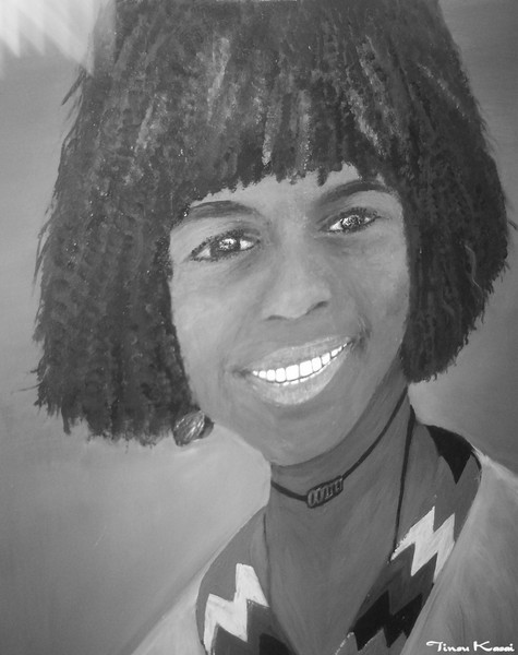 Sahara - East African Village Girl (BW)