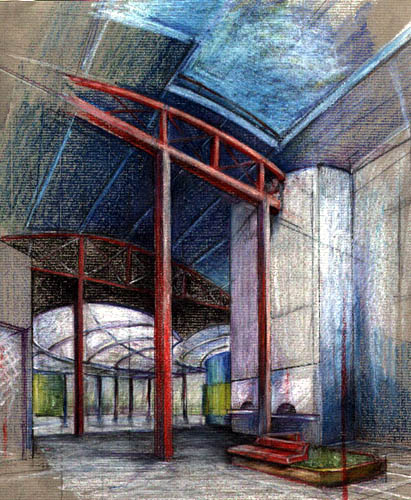 Interior perspective