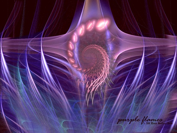 Purple Flames