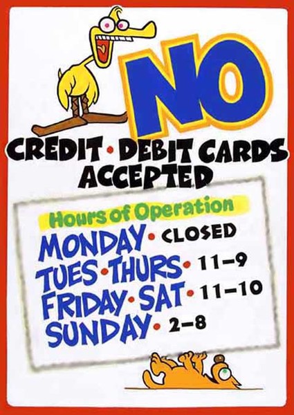 BNo Credit-Debit Cards