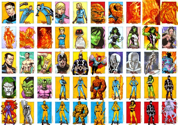 Fantastic Four Archives Sketch Cards