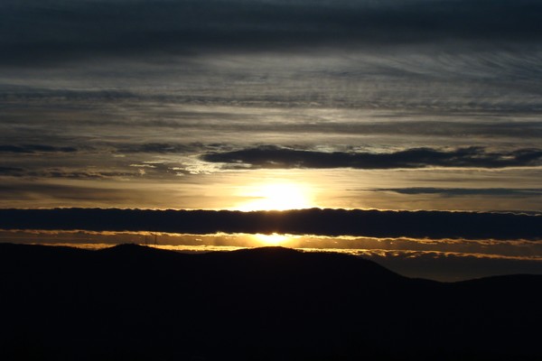 sunrise over the Hudson