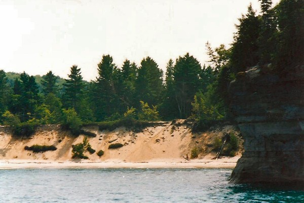 Lake Superior shoreline Pictured Rock