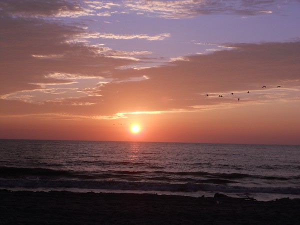Sunset on Jambeli Island, Ecuador