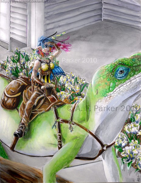 White Lizard