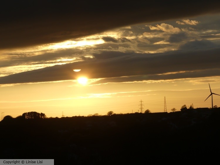 sunset today 7/4/2020