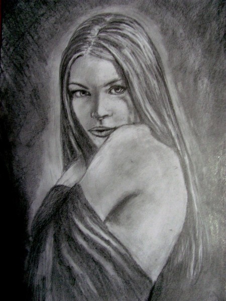 Pencil draw portrait