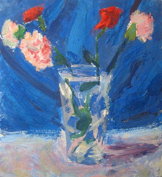 Flowers in the Crystal Vase. 1977