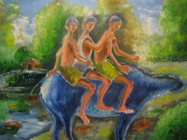 joy ride on blue carabao