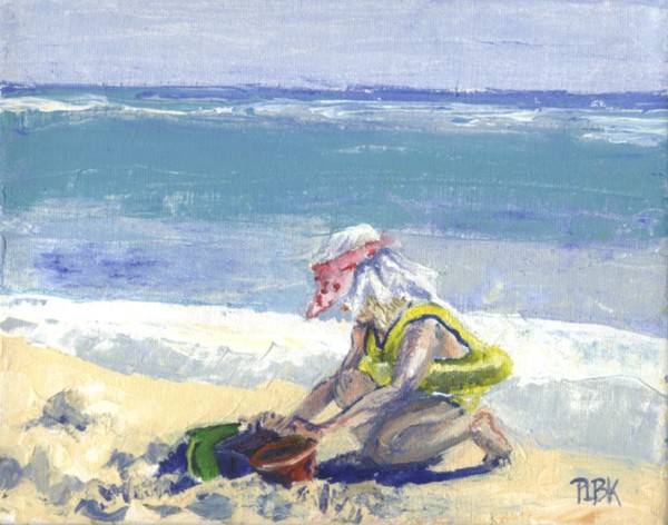 Girl on Panama City Beach
