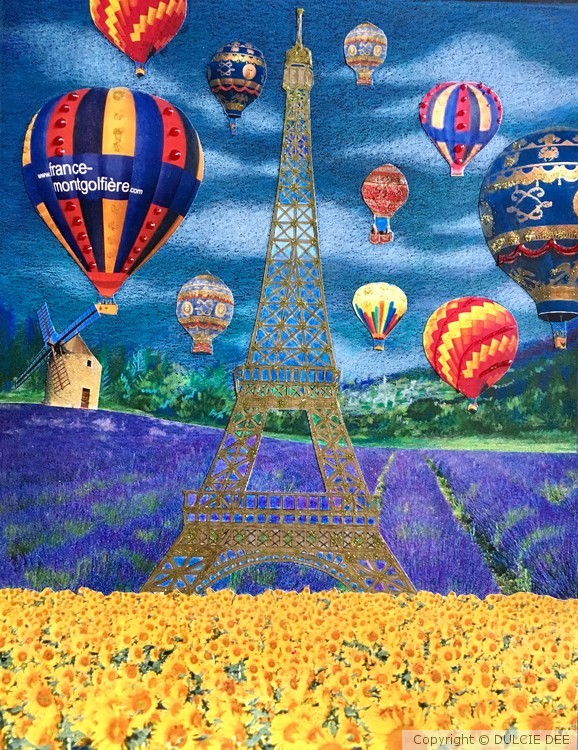 LE TOUR EIFFEL AVEC LES BALLONS