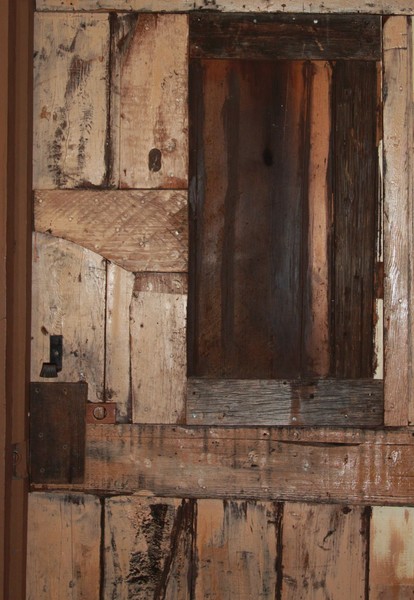 Detail of old door-Cabot's Pueblo Museum