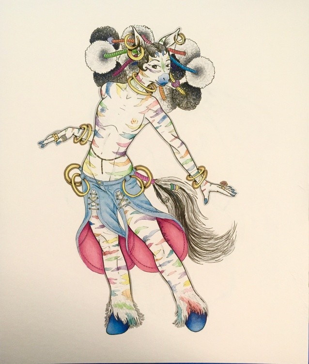 Dancing Zebra Girl