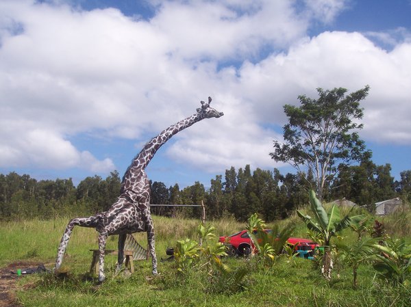 giraffe lawn ornament