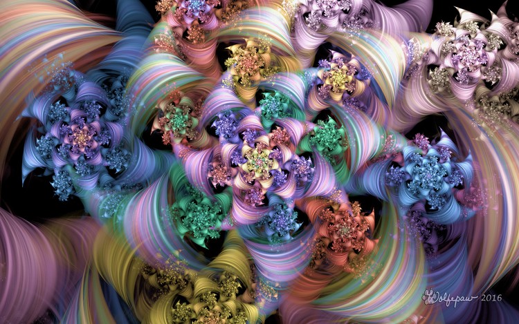 Bright Taffy Spiral