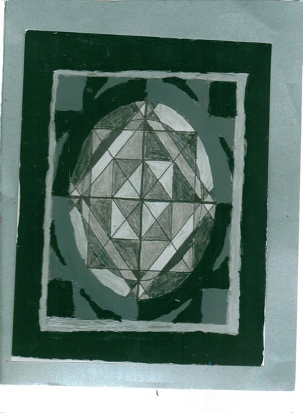 black puzzle on sliver