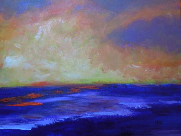 seascape-golden sunset