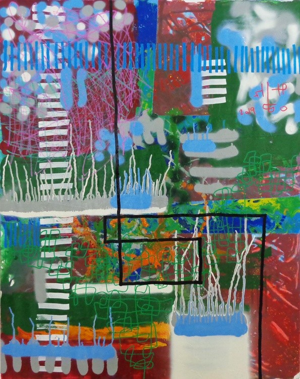(sans titre) 2019 (#863) 80 x 100 cm