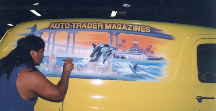 Down Memory Lane Auto Trader Mag. Mural