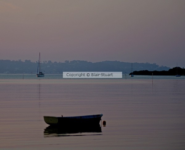 Tranquility on an ocean of calm