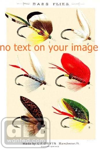 Fishing Flies by Orvis from 1883 book 