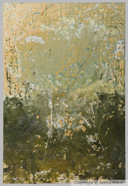 HORIZON #2 2011 mixed media on panel 24x18 2