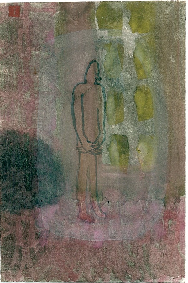 At night