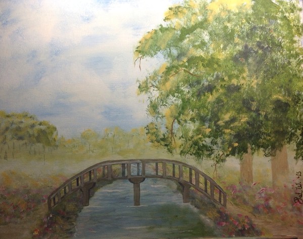 Wooden bridge