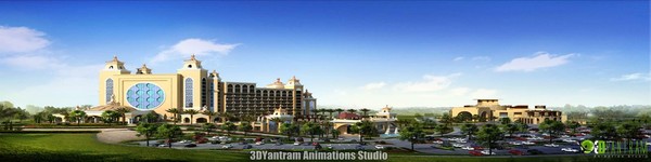 Hotel Bird View Exterior Design