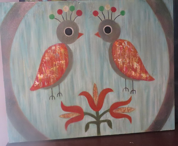 Redwinged Double Distelfink
