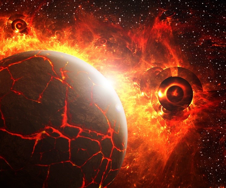 Too hot planet giant