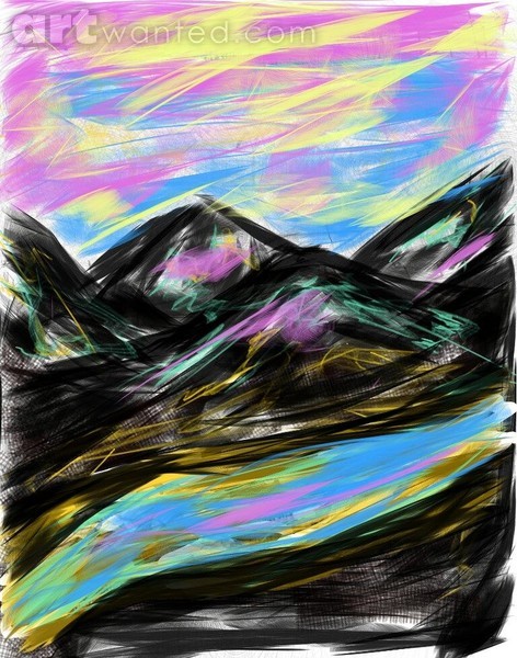 Pastel Moutains