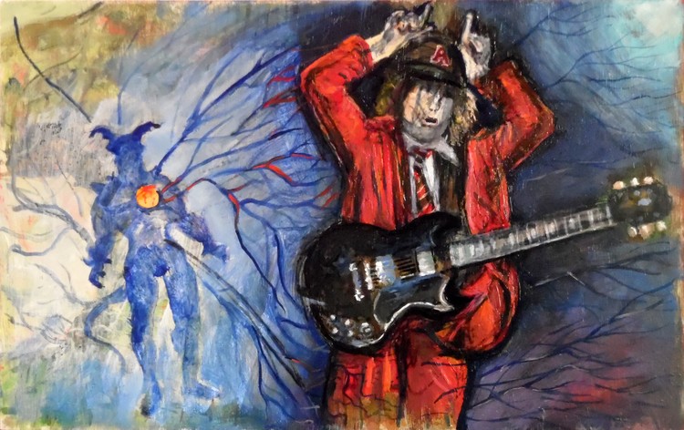 Angus on a highway to hell 