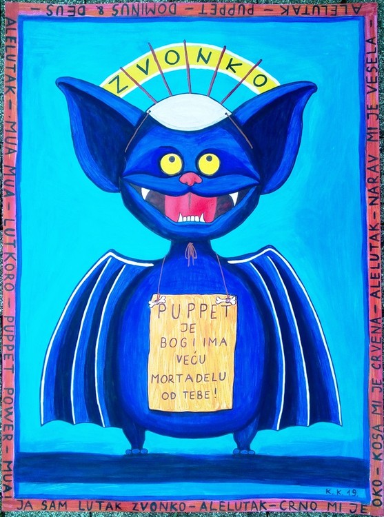 The Baty speaks to you, outsider art with a wise message