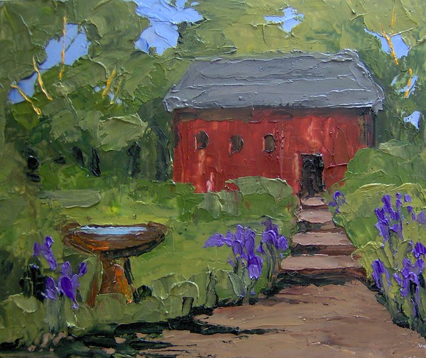 Red Garden Shed