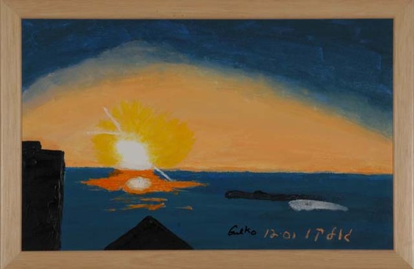 BLAZING SUNSET