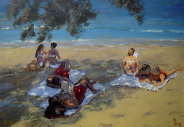 beach readers