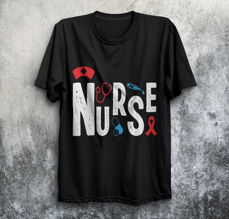 Nurse T shirt Design