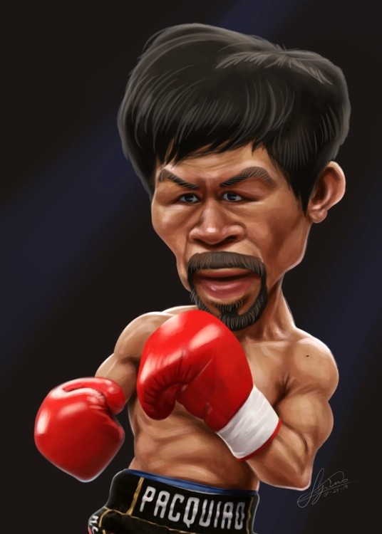 Caricature M-Pacquiao