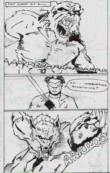 Wolfman scene