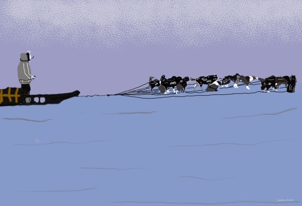 Dog Team on the Way