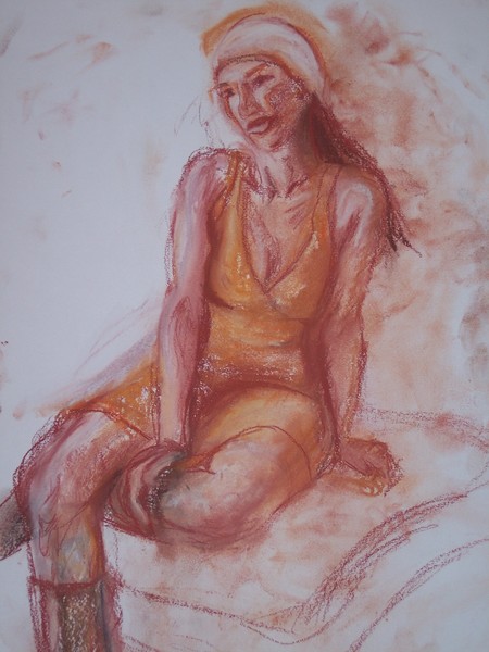 sitting pose